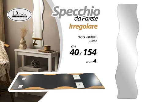 Specchio parete irregolare - parete,