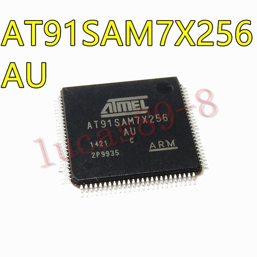1pcs at91sam7x256 qfp 100 - 1pcs, at91sam7x256-au