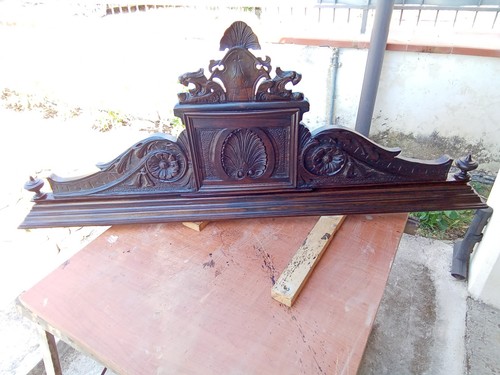 Antica cimasa legno con - antica,