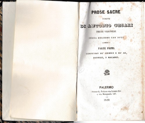 Prose sacre scelte parti - scelte.,