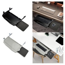 Vassoio per tastiera sotto la scrivania, cassetto scorrevole per tastiera,