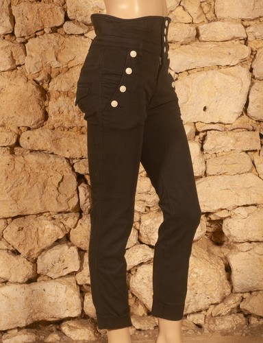 Pantalone elasticizzato vita - pantalone,
