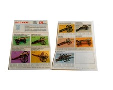 POCHER Torino cannoni modellismo depliant catalogo 