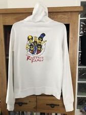 Top Joe Rivetto full zip bianco manica lunga The Rivetto's Family taglia large