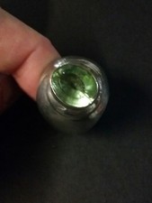 Anello etnico in argento con Quarzo  citrino  provenienza India