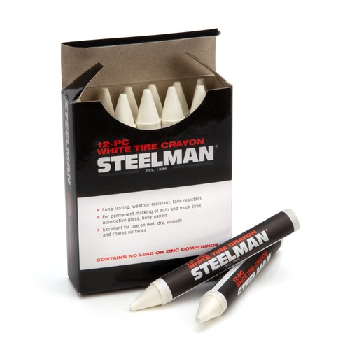 Steelman white tire - steelman, marking
