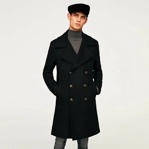 Cappotto doppiopetto uomo - , zara