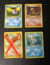 Lotto 3 Carte Pokemon Vintage