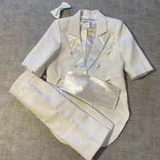 Set smoking bianco bambino 4