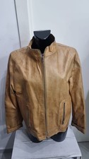 Giacca giubbino donna in pelle Forlani marrone tg. 50  cod. AN267