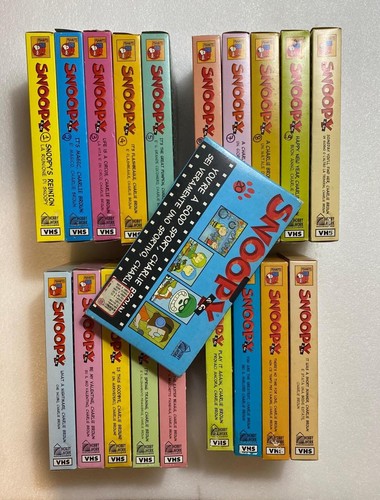 Snoopy vhs serie - snoopy,