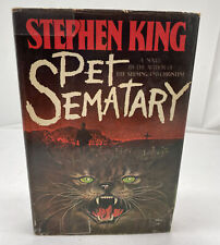 PET SEMATARY by Stephen King 1983 Book Club Edition HC DJ