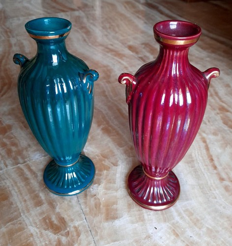 Coppia vasi deruta - coppia, vintage