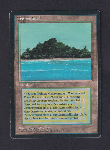 Magic mtg tropical island - tropical,