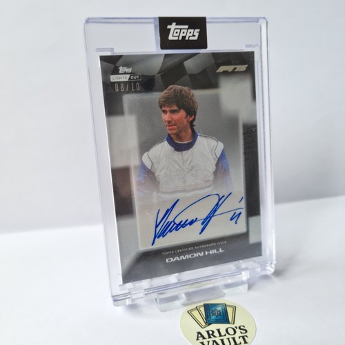 Autografo damon hill 10 - autografo, /10