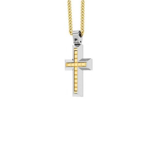 Collana uomo zancan acciaio - collana,