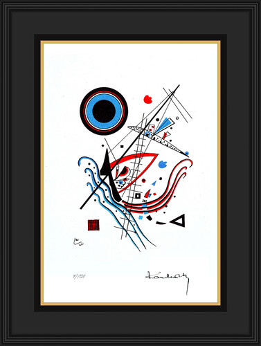 Kandinsky blu litografia - blu,,