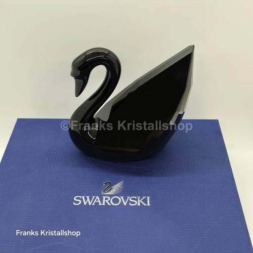 Swarovski soulmates swan - swarovski, jet