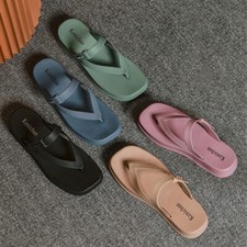 Pantofole donna tempo libero estive suola morbida infradito separatori punta ciabatte