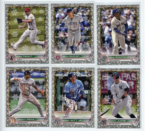 Topps holiday 2022 paralleli - 2022, (paralleli