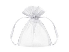 20 Sacchetti BIANCO - tulle in