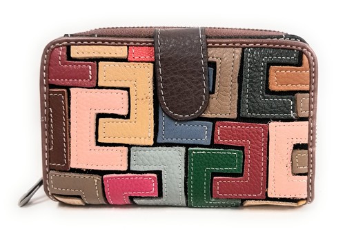 Portafoglio vera pelle 2 - in,