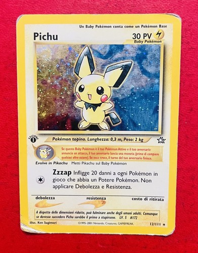 Lotto carte pokemon - lotto, pichu