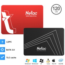 Disco rigido interno 120 GB Netac SSD 2,5" SATA III 6 GB/s 500 MB/S 3D Nand computer portatile
