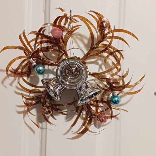 Vintage natale oro tinsel - natale,