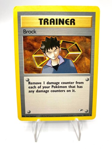 Carta pokémon trainer brock - trainer,