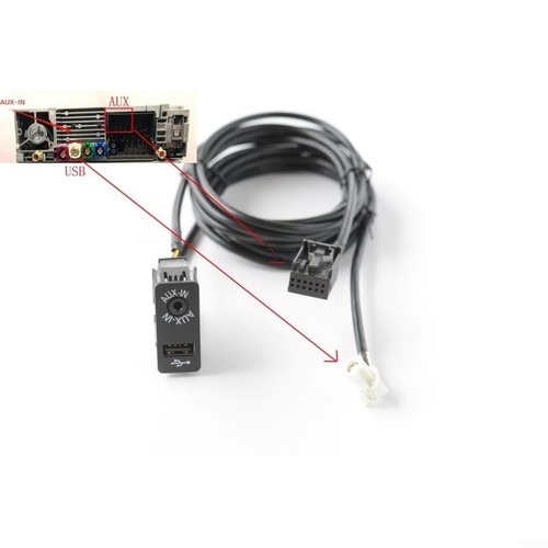 Aux connettore usb socket - in,