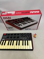 Akai MPK Mini Compact MIDI Keyboard Controller 25 tasti con pad e manopole Giappone