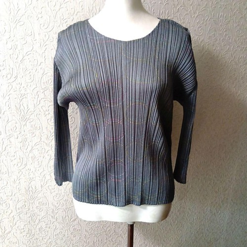 Top plissettato grigio - , pleats