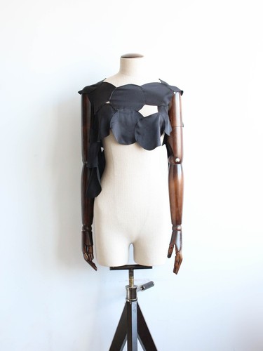 Top cerchio patchwork seta