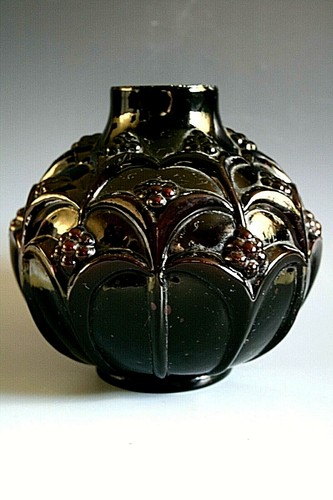 Vaso vetro ebano nero - vaso,