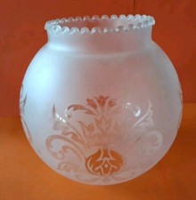 Ancien Globe Abat Jour verre