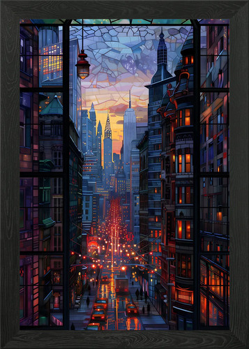 Poster arte parete - parete, con