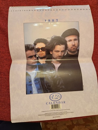 Calendario 1987 vintage - calendario, 1987,