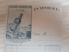 Facture vierge liqueur