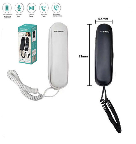 Telefono fisso muro - fisso, da