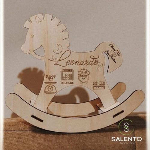 Fiocco nascita cavallo - cavallo, a