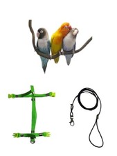 Pettorina pappagalli misura INSEPARABILI  elastica attacchi PLASTICA sganciabili