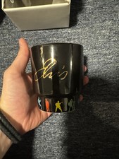 Tazza in vetro nero Elvis