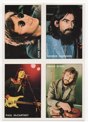 The beatles card panini pop - the,