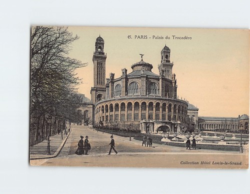 Cartolina palais trocadero - palais,