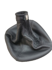 cuffia cambio + cornice plastica per FIAT Panda319 2012 al 2024 vera pelle nera