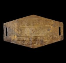 Targa fiscale per bicicletta bici da collezione in ottone vintage Olanda