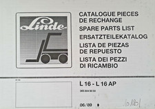 Libretto ricambi Linde -