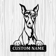 Insegna metallo whippet - in,
