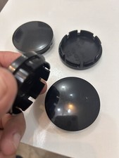 4 TAPPI COPRIMOZZO Neri 56MM PER Cerchi in Lega auto Borchie in Abs tuning